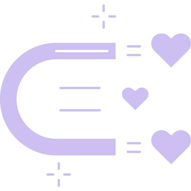 Kalp. Web simgesi basit illüstrasyon