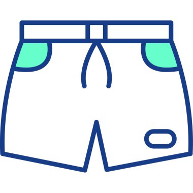 Şort. Web simgesi basit tasarım