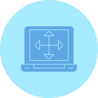 seo modern simgesinin vektör illüstrasyonu