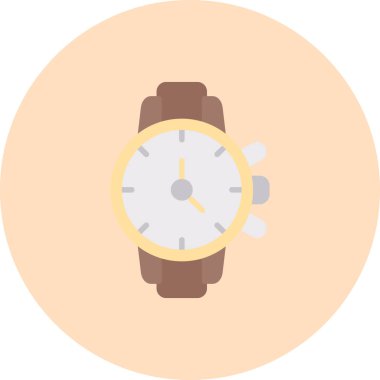 saat düz vektör simgesi