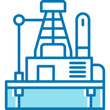 Fabrika. Web simgesi basit illüstrasyon