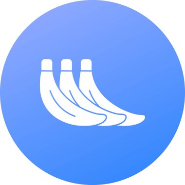 muz ikonu vektör çizimi