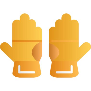 Eldiven ikonlu eldiven. eldiven eldiveni çizimi ağ için vektör simgesi