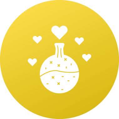 Kalp simgesi, vektör illüstrasyonu basit tasarım