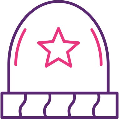 Bir karikatür cadılar bayramı simgesinin vektör çizimi