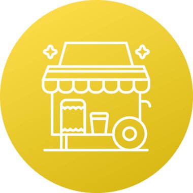 Gıda simgesinin vektör illüstrasyonu