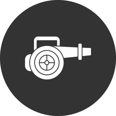 Bir benzin istasyonunun vektör illüstrasyonu