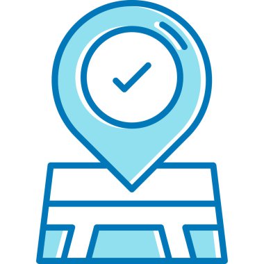 Harita işaretleyici vektör illüstrasyonuName