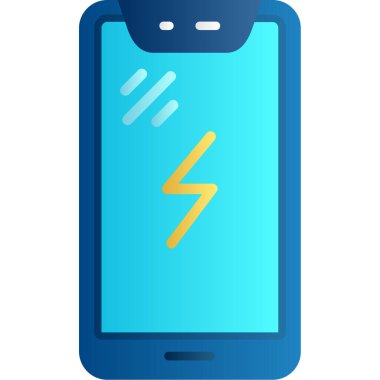 akıllı telefon simgesi vektör illüstrasyonu