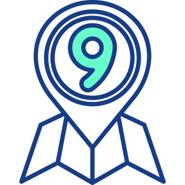 Madalya. Web simgesi basit illüstrasyon