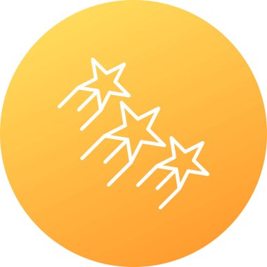 Yıldız simgesinin vektör illüstrasyonu