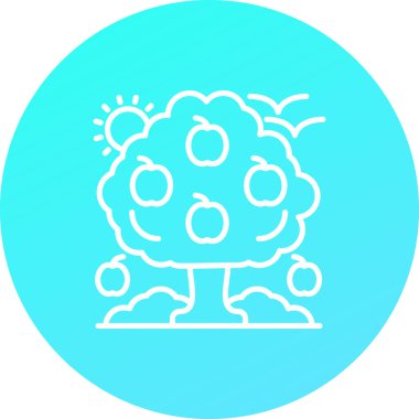 Benzersiz yapay zeka vektör çizgisi simgesi