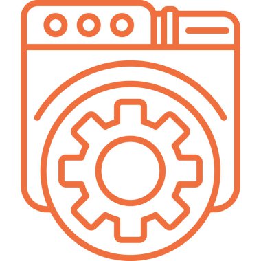 seo modern simgesinin vektör illüstrasyonu