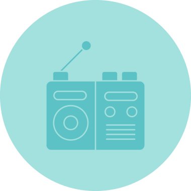 vektör radyo simgesi illüstrasyonu