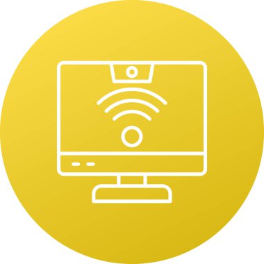 bilgisayar simgesi vektör illüstrasyonu