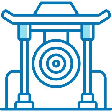 Modern bir simgenin vektör illüstrasyonu