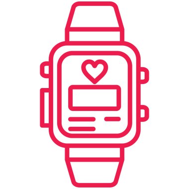 Saat simgesi. Web için saat vektör simgelerinin özet çizimi