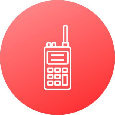 radyo simgesi vektör illüstrasyonu