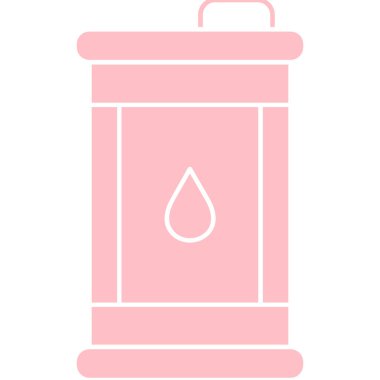 Namlu vektör simgesi modern basit illüstrasyon