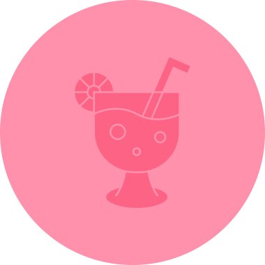 Bir golf ikonunun vektör illüstrasyonu