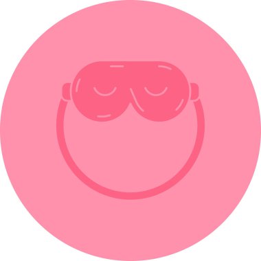 Şirin bir çizgi film simgesinin vektör çizimi