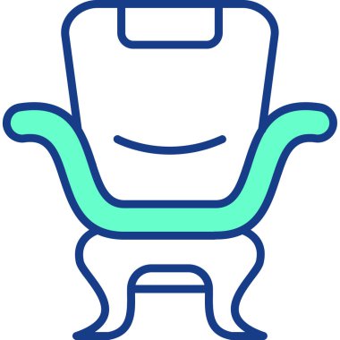 Çanta. Web simgesi basit tasarım