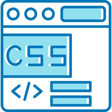 html web simgesi, vektör illüstrasyonu