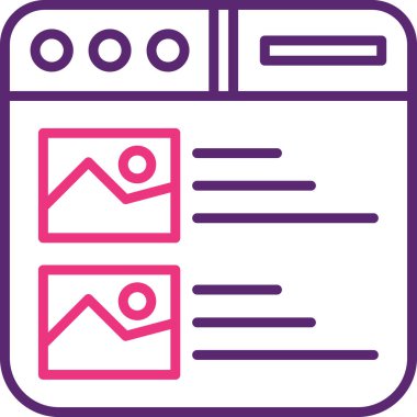 Ağ simgesi. vektör illüstrasyonu