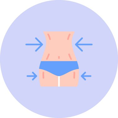 Vücut. Web simgesi basit illüstrasyon