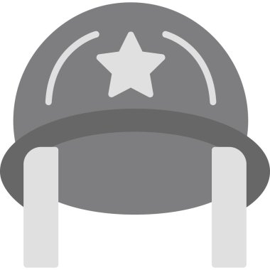 Polis şapkası. Basit illüstrasyon