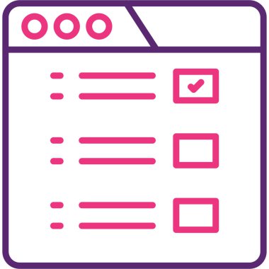 Pano simgesi. Basit resimleme