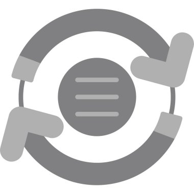 Tek bir izole simgenin vektör illüstrasyonu