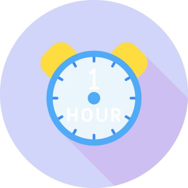 saat vektör simgesi modern basit illüstrasyon