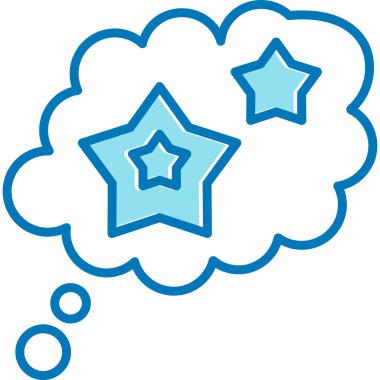 Yıldızlı düşünce balonu