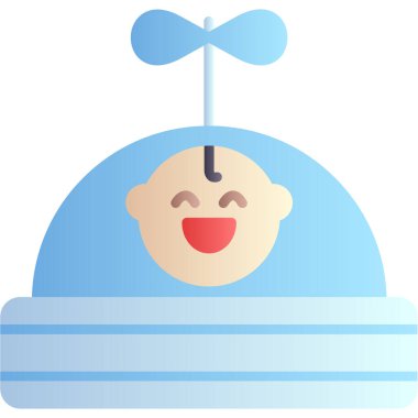 bebeğim, vektör illüstrasyonu, renk simgesi