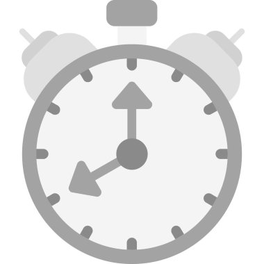 Alarm saat simgesi katı biçiminde