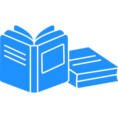 Açık kitap. Ağ simgesi. resimleme