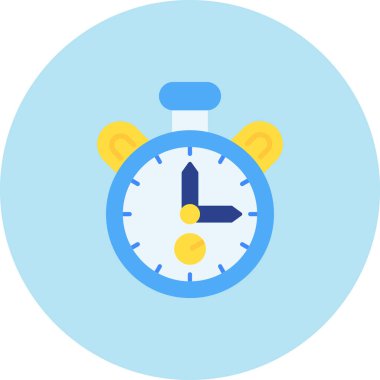 Saat simgesi. Web için saat simgelerinin basit illüstrasyonu