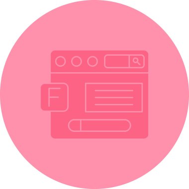 seo modern simgesinin vektör illüstrasyonu