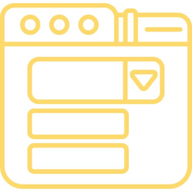 Kredi kartı web simgesi, vektör çizim