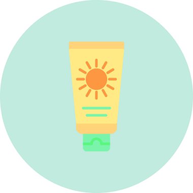 Güzellik kremi vektör çizim