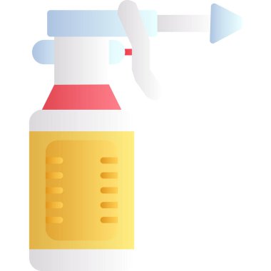 Bir sprey şişesinin vektör çizimi