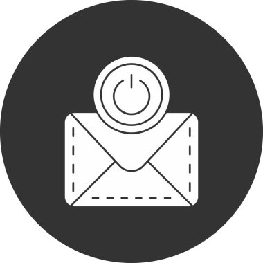 Posta simgesinin vektör illüstrasyonu