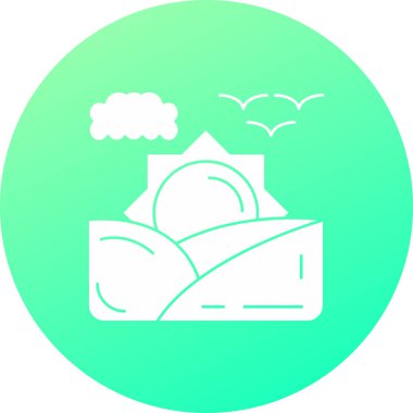 güzel yapı vektör çizgisi simgesi