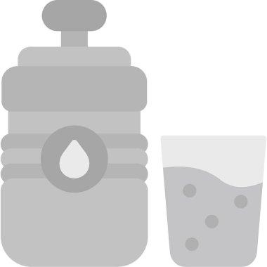 Katı bir içecek ikonu.