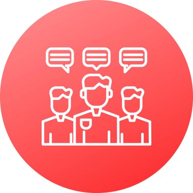 İnsan simgesinin vektör illüstrasyonu