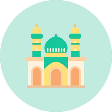 Cami simgesinin vektör illüstrasyonu