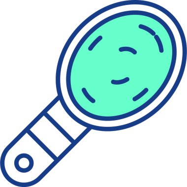 Büyüteç simgesi. Arama vektörü simgesinin dış hat camı ince izole edilmiş