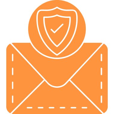 güvenli simge vektör çizim