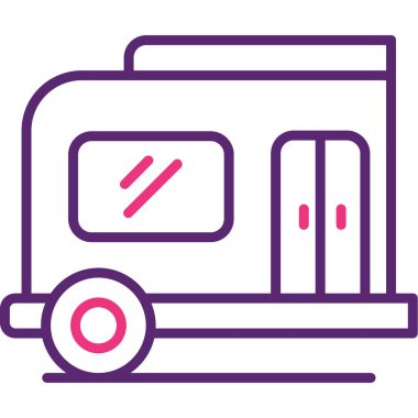 Kamyon. Web simgesi basit illüstrasyon